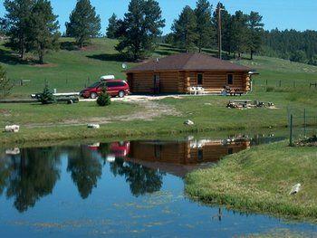 Gold Camp Cabins Custer Bagian luar foto